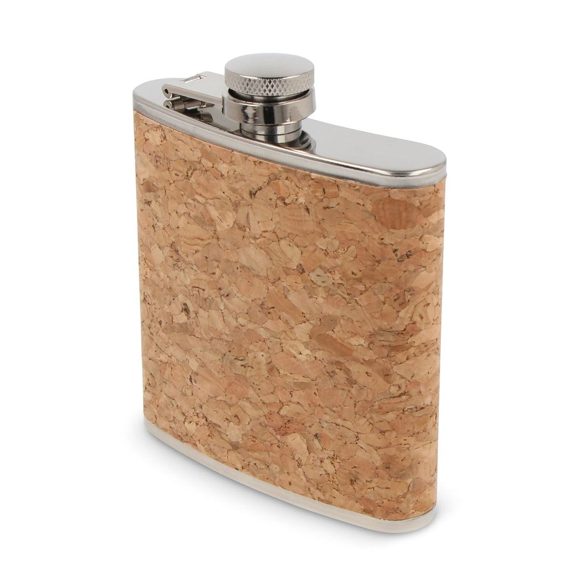 Flachmann mit Korkhülle 170 ml