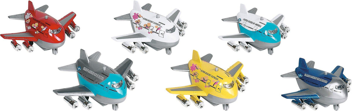 Flugzeuge mit Geräusch 9 cm aus Spritzguss von goki