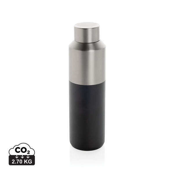 Fluid Flasche aus RCS zertifiziert recyceltem Stahl, 600ml mit Logo als Weihnachtsgeschenk