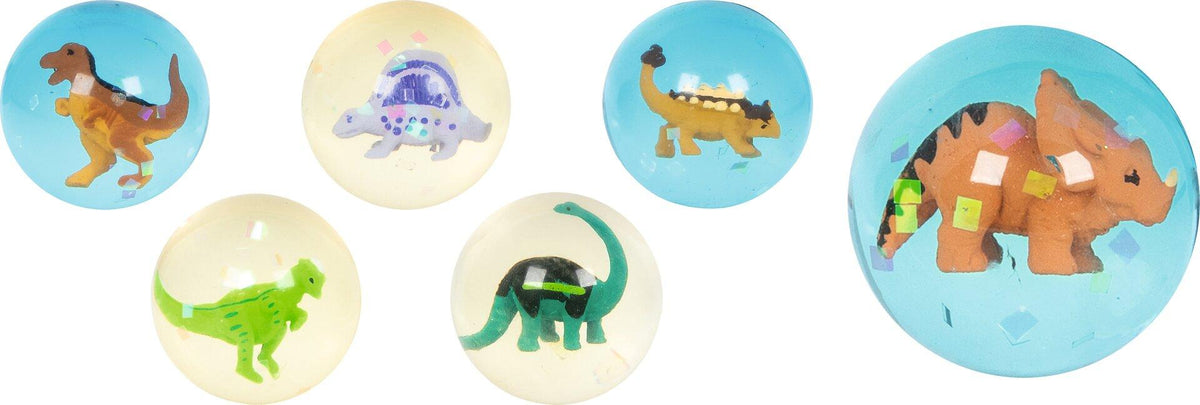Flummy Dinosaurier mit 3D Einschluss von goki – Ansicht