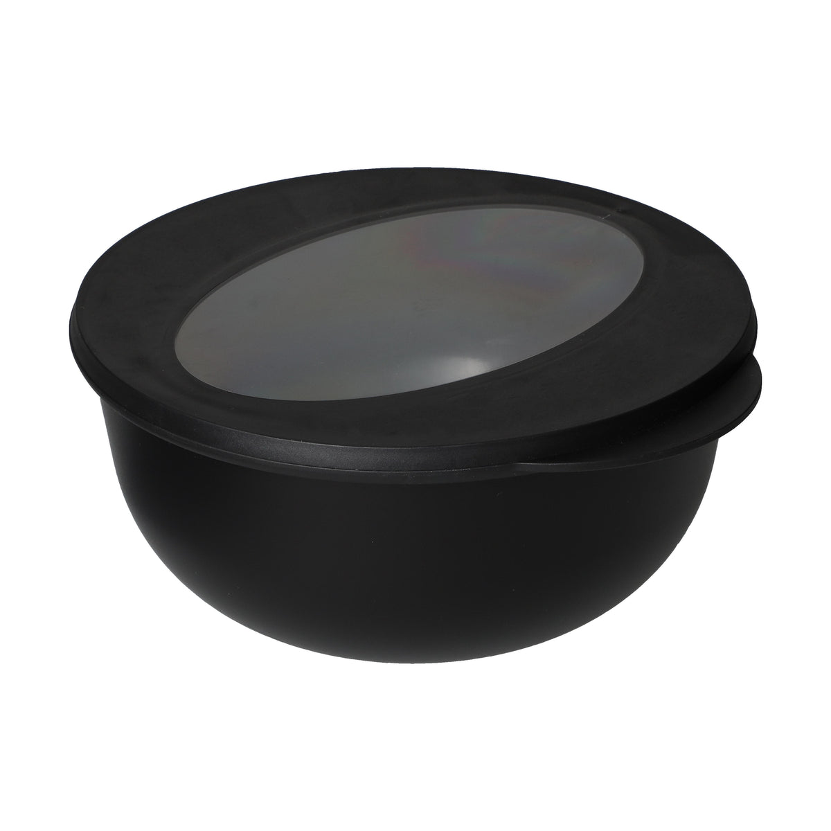 Food-Bowl „ToGo“, Deluxe, 1,0 l – Schlichtes schwarz / Transparent