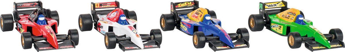 Formel Rennwagen aus Spritzguss mit Rückzugmotor von goki