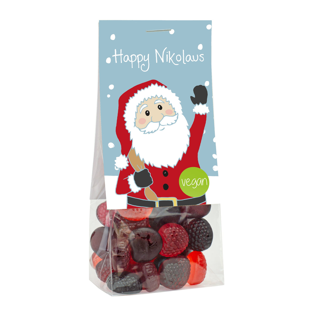 Fruchtgummi Waldfrüchte zum Nikolaus im Beutel 55 g – Beispielmotiv