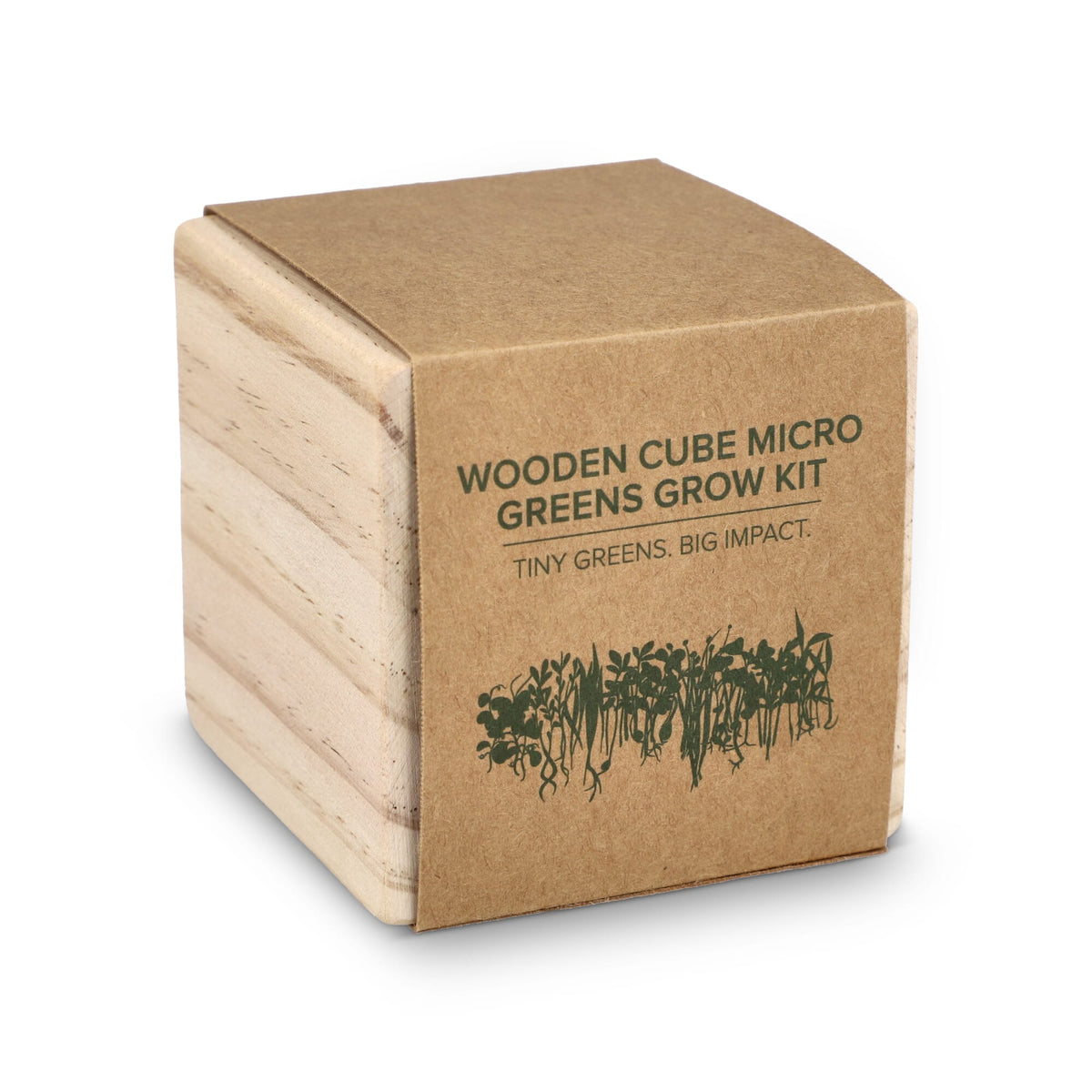 Holzpflanzgefäß Set Microgreens