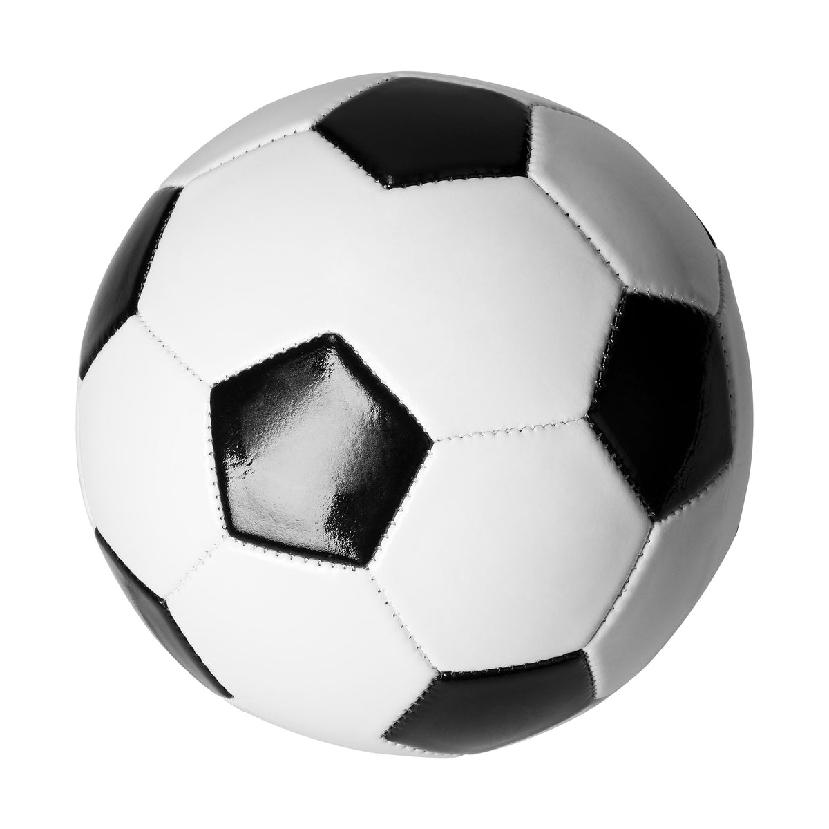 Fußball „Classico“, klein – Weiß / Schwarz