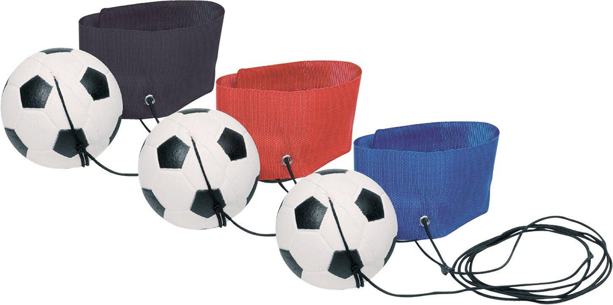 Fußball mit Gummischnur und Band fürs Handgelenk