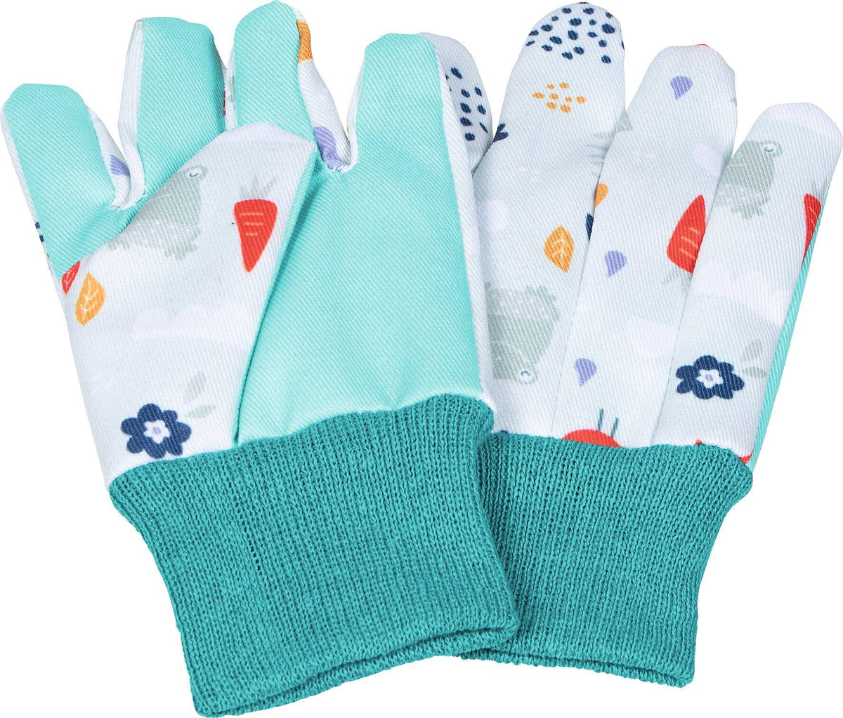 Gartenhandschuhe für Kinder aus Baumwolle im Sechserpack – Ansicht