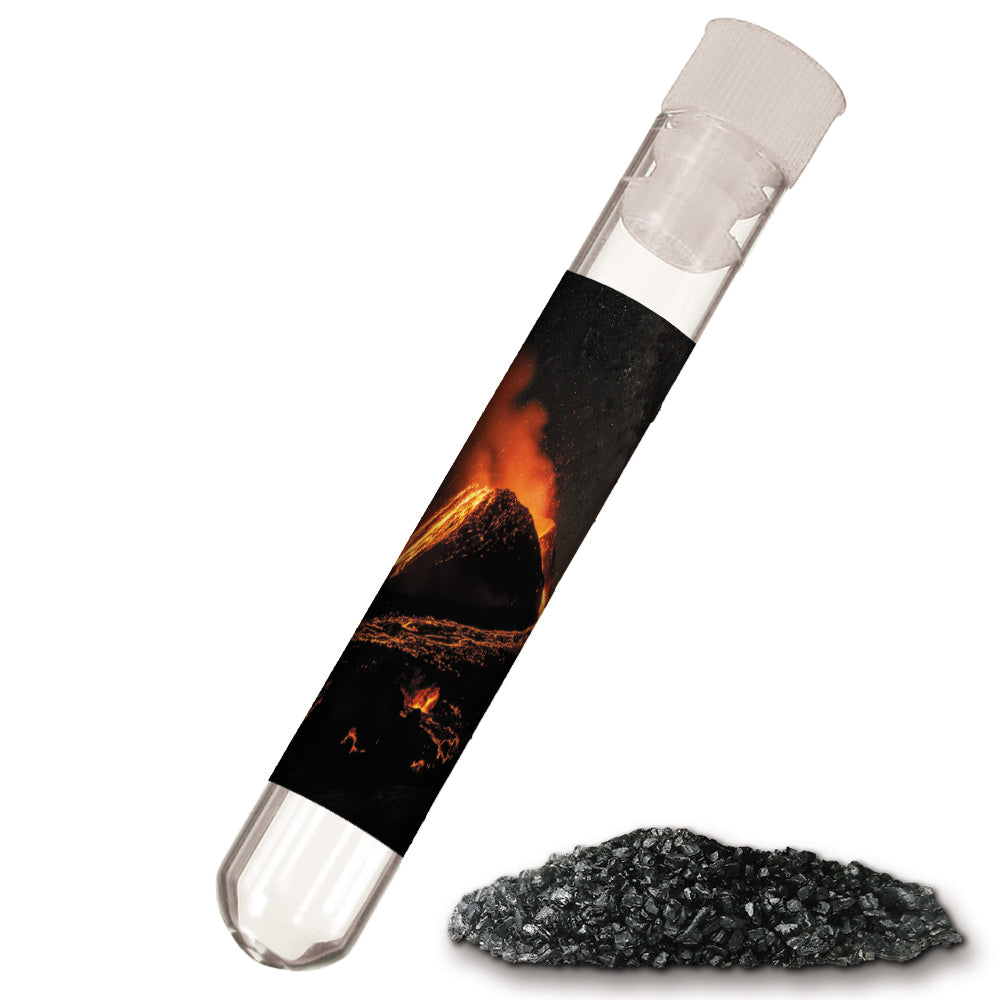 Gewürzauswahl im Reagenzglas – Gewürzmischung Black Lava Salz, ca. 12 g