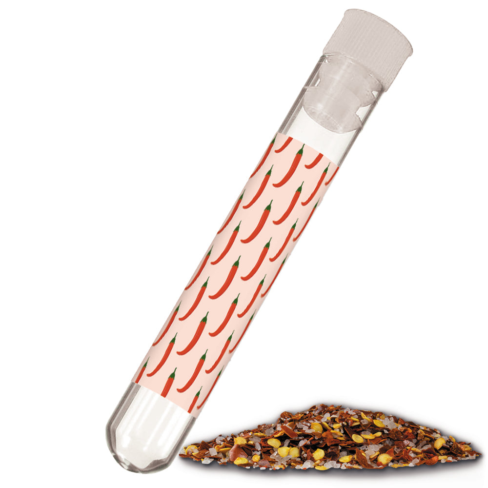 Gewürzauswahl im Reagenzglas – Gewürzmischung Chili Salz, ca. 8 g