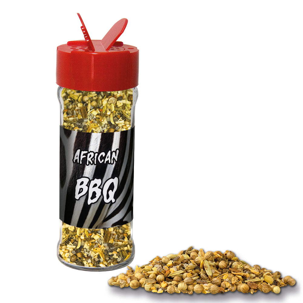 Gewürze im Glas mit Streuaufsatz – Gewürzmischung African BBQ, ca. 45 g