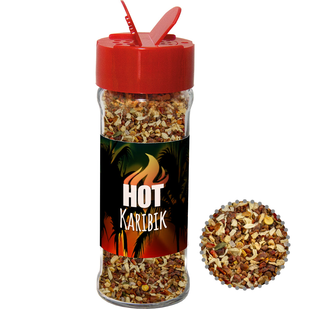Gewürze im Glas mit Streuaufsatz – Gewürzmischung HOT Karibik Mix, ca. 35 g