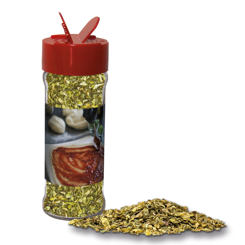 Gewürze im Glas mit Streuaufsatz – Gewürzmischung Pizza Kräuter, ca. 15 g