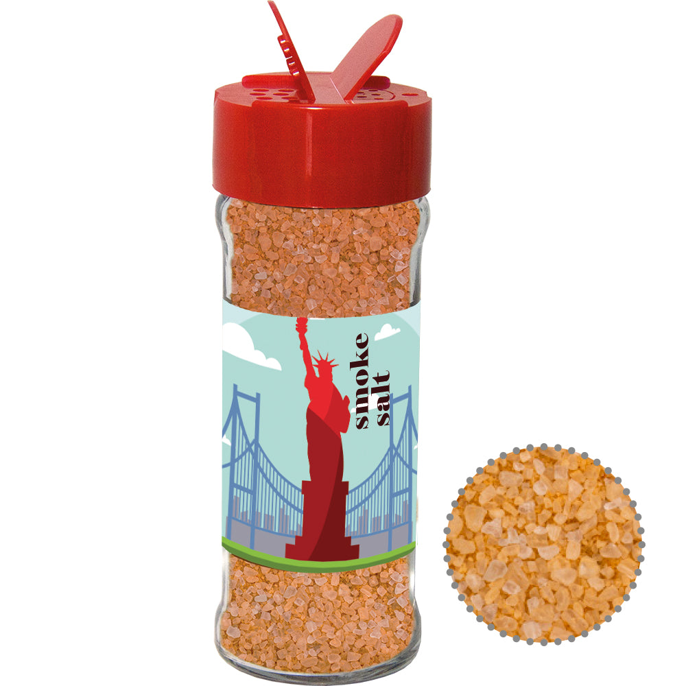 Gewürze im Glas mit Streuaufsatz – Gewürzmischung Rauch Salz grob, ca. 90 g
