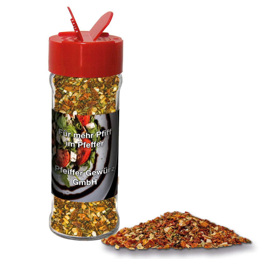 Gewürze im Glas mit Streuaufsatz – Gewürzmischung Tomate Mozzarella, ca. 35 g