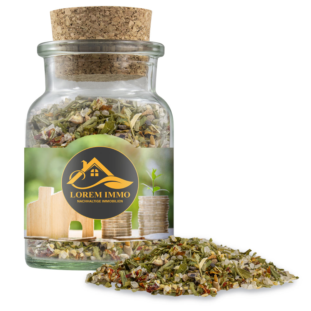 Gewürze und Salz im Korkenglas – Gewürzmischung Rühreigewürz, ca. 75 g