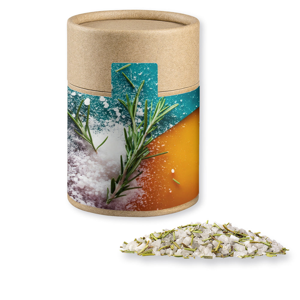 Gewürze und Salz in der Kraftpapierdose Midi – Gewürzmischung Rosmarin Salz, ca. 90 g