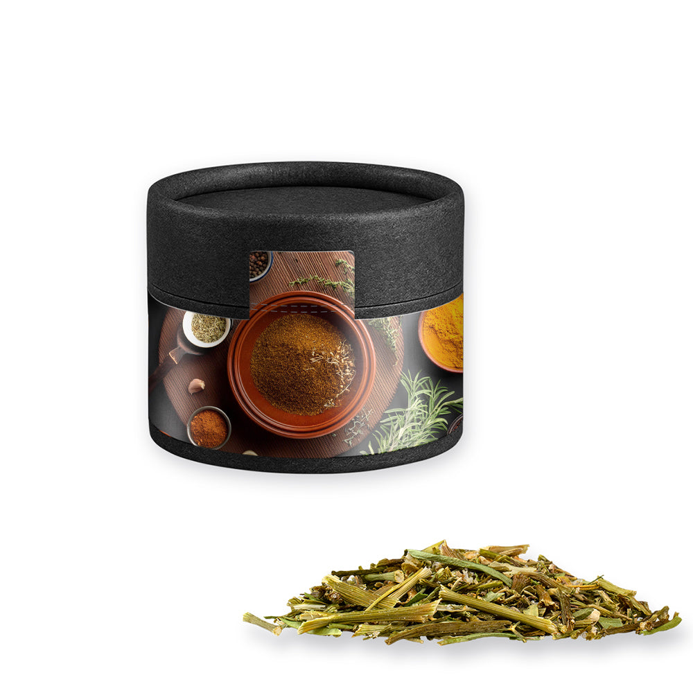 Gewürze und Salz in der schwarzen Mini Dose – Gewürzmischung BBQ Kräuter Rub, ca. 28 g