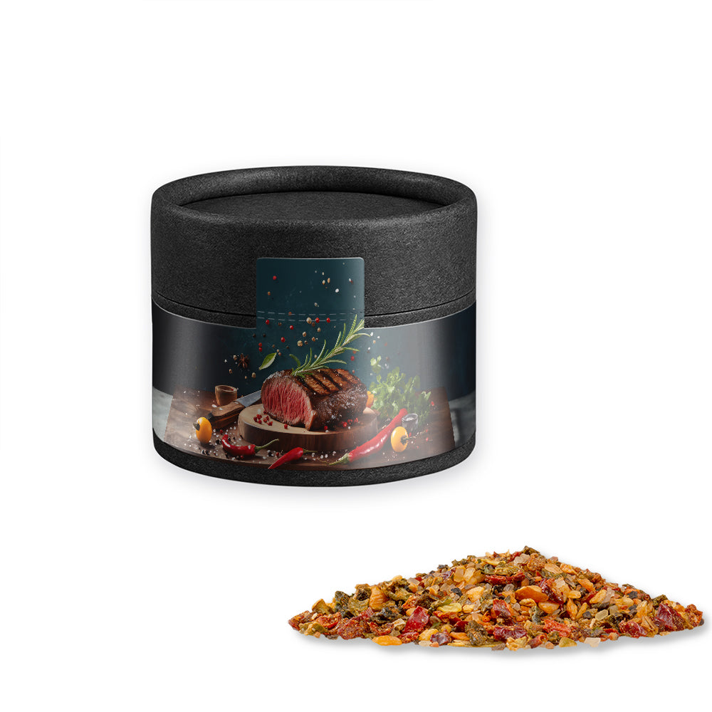 Gewürze und Salz in der schwarzen Mini Dose – Gewürzmischung Steak Pfeffer, ca. 40 g