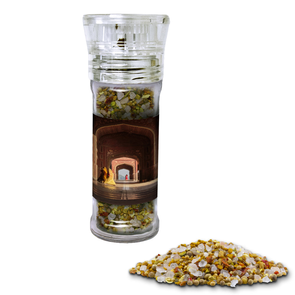 Gewürzmischungen in der Gewürzmühle aus Glas – Royal Curry, ca. 60 g