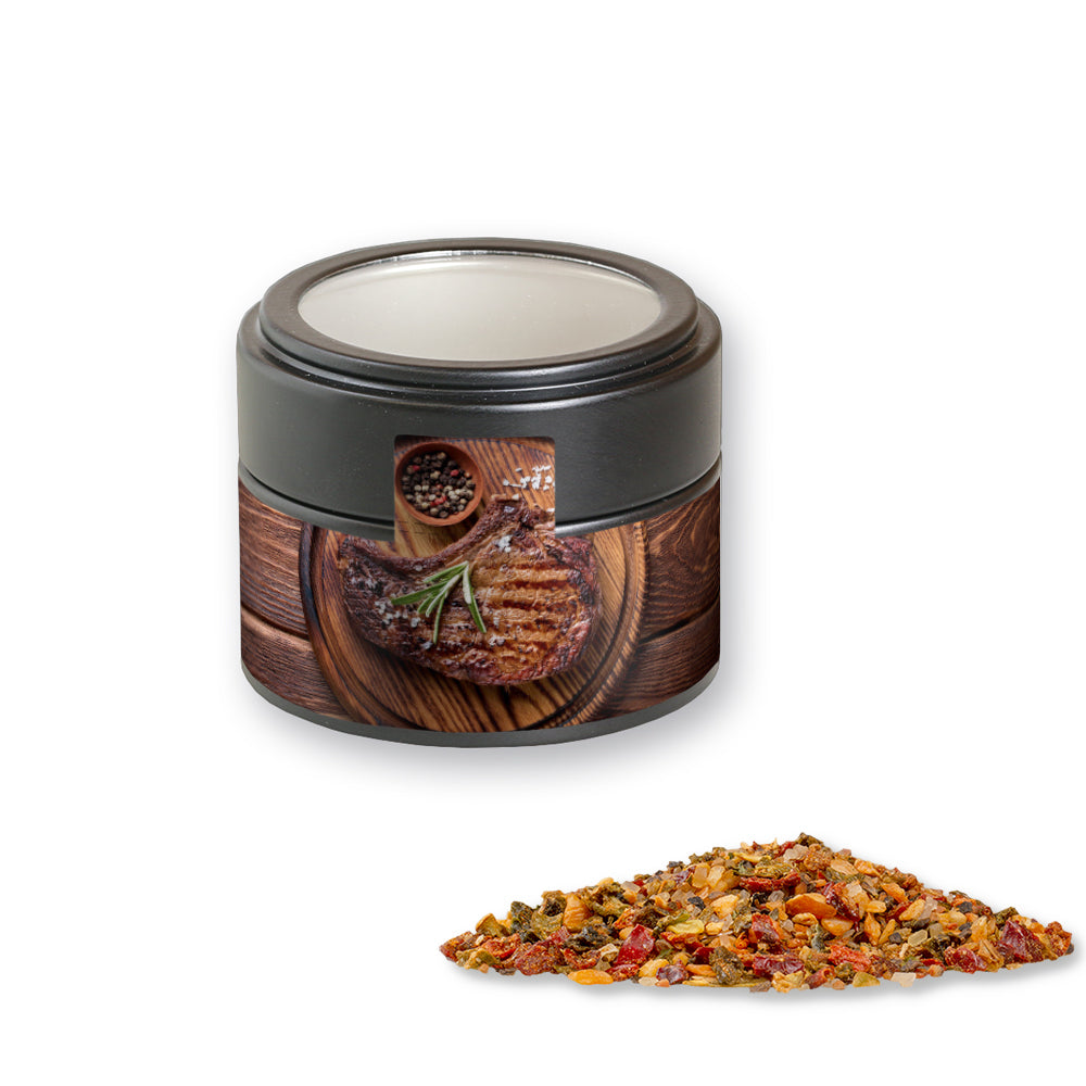 Gewürzmischungen in der schwarzen Metalldose Mini – Gewürzmischung Steak Pfeffer, ca. 60 g
