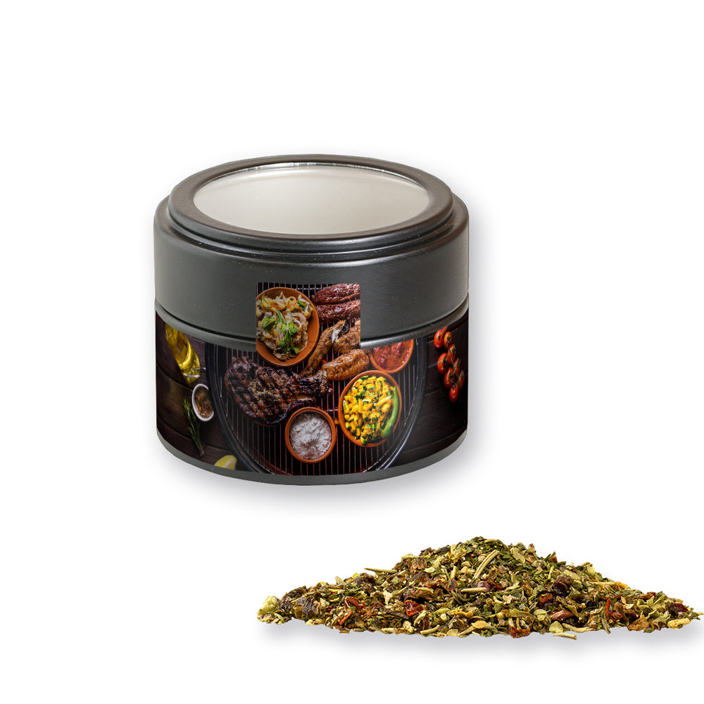 Gewürzmischungen in der schwarzen Metalldose Mini – Gewürzmischung Steakgewürz, ca. 60 g