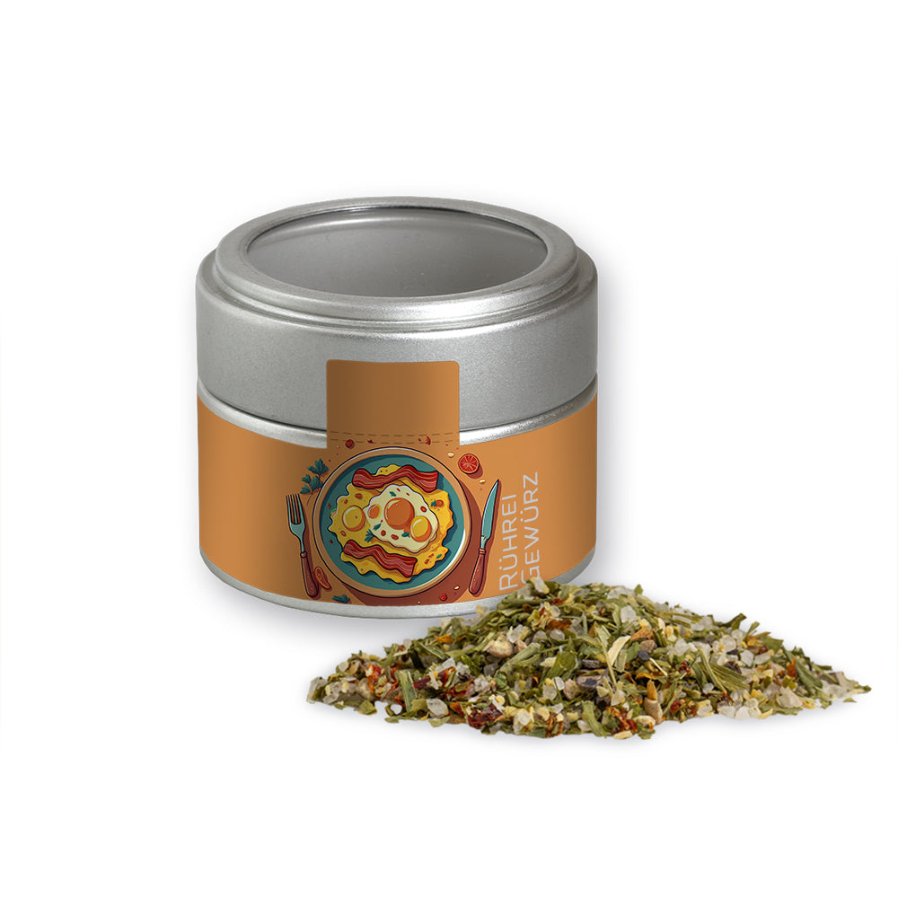 Gewürzmischungen in der silbernen Metalldose Mini – Gewürzmischung Rühreigewürz, ca. 60 g