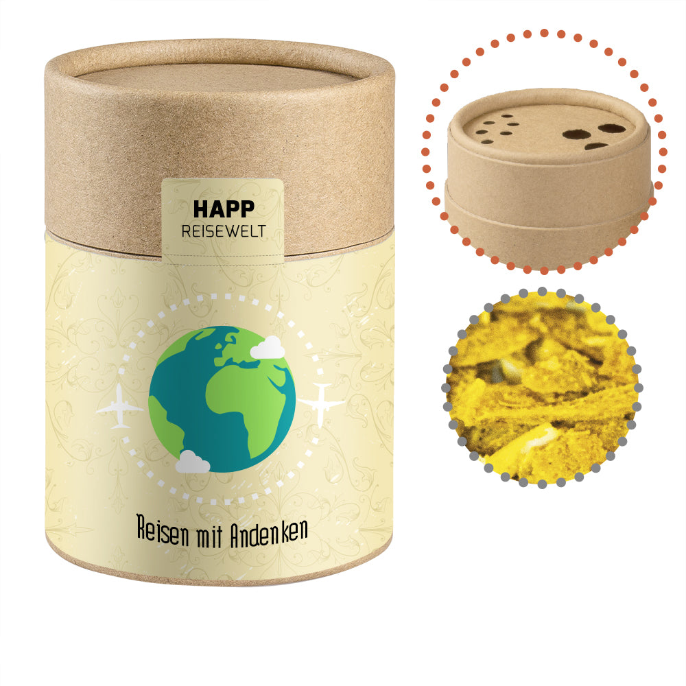 Gewürzstreuer Midi mit Logo Etikett – Gewürzmischung Nasi Goreng, ca. 50 g