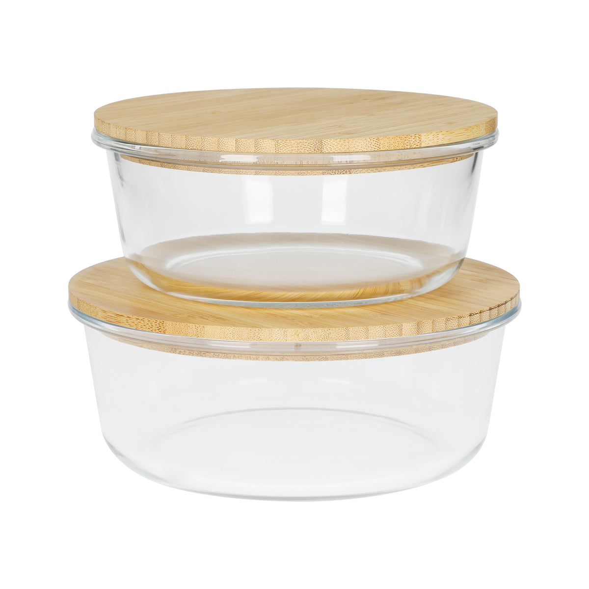 Glasbox „Balance“, rund 17x7 cm