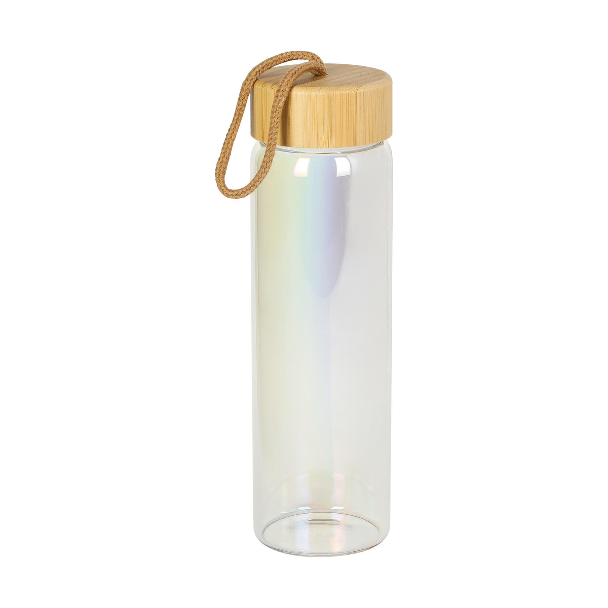 Glasflasche „Bamboo“, 0,65 l, colour