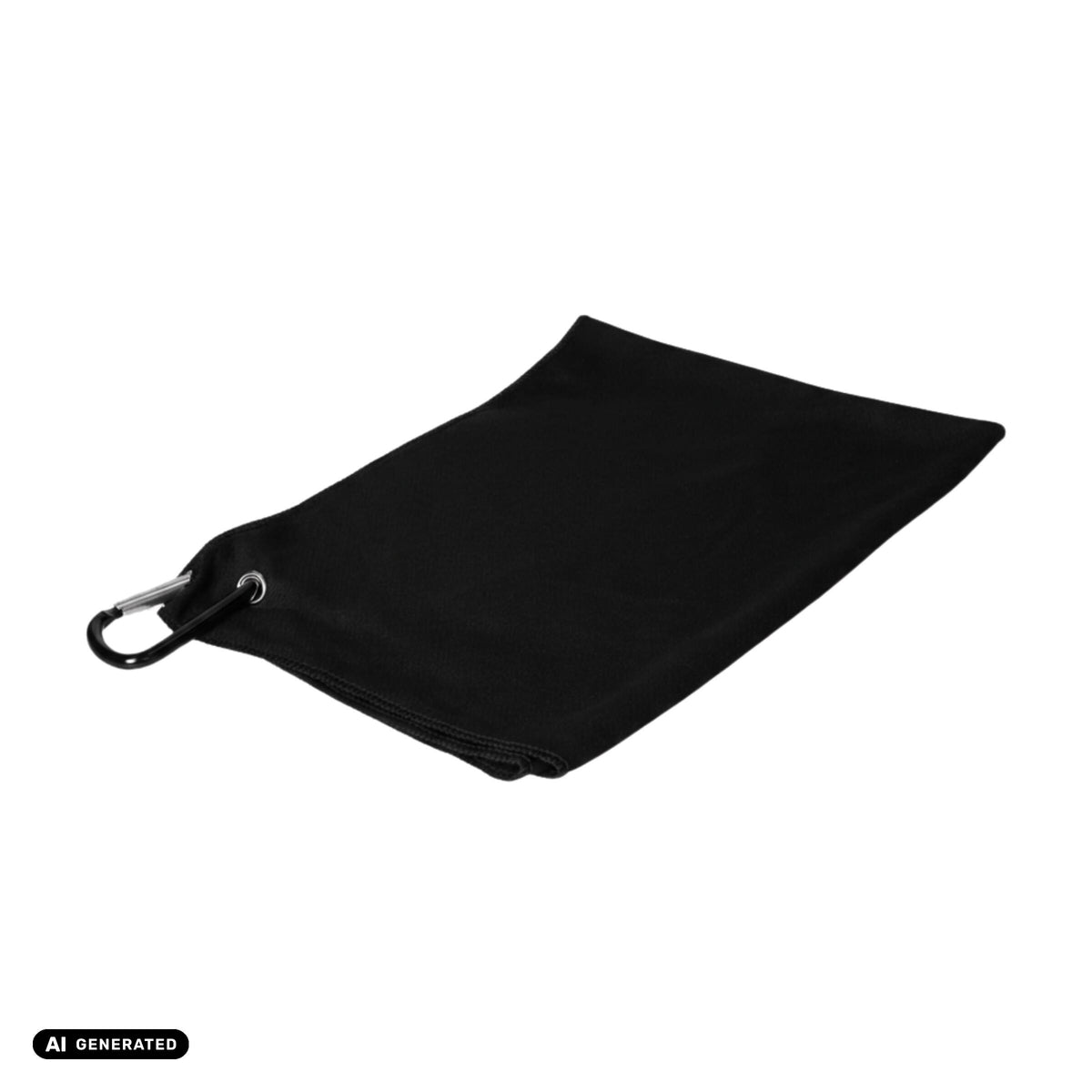 Golfhandtuch „Fairway“ – Schwarz