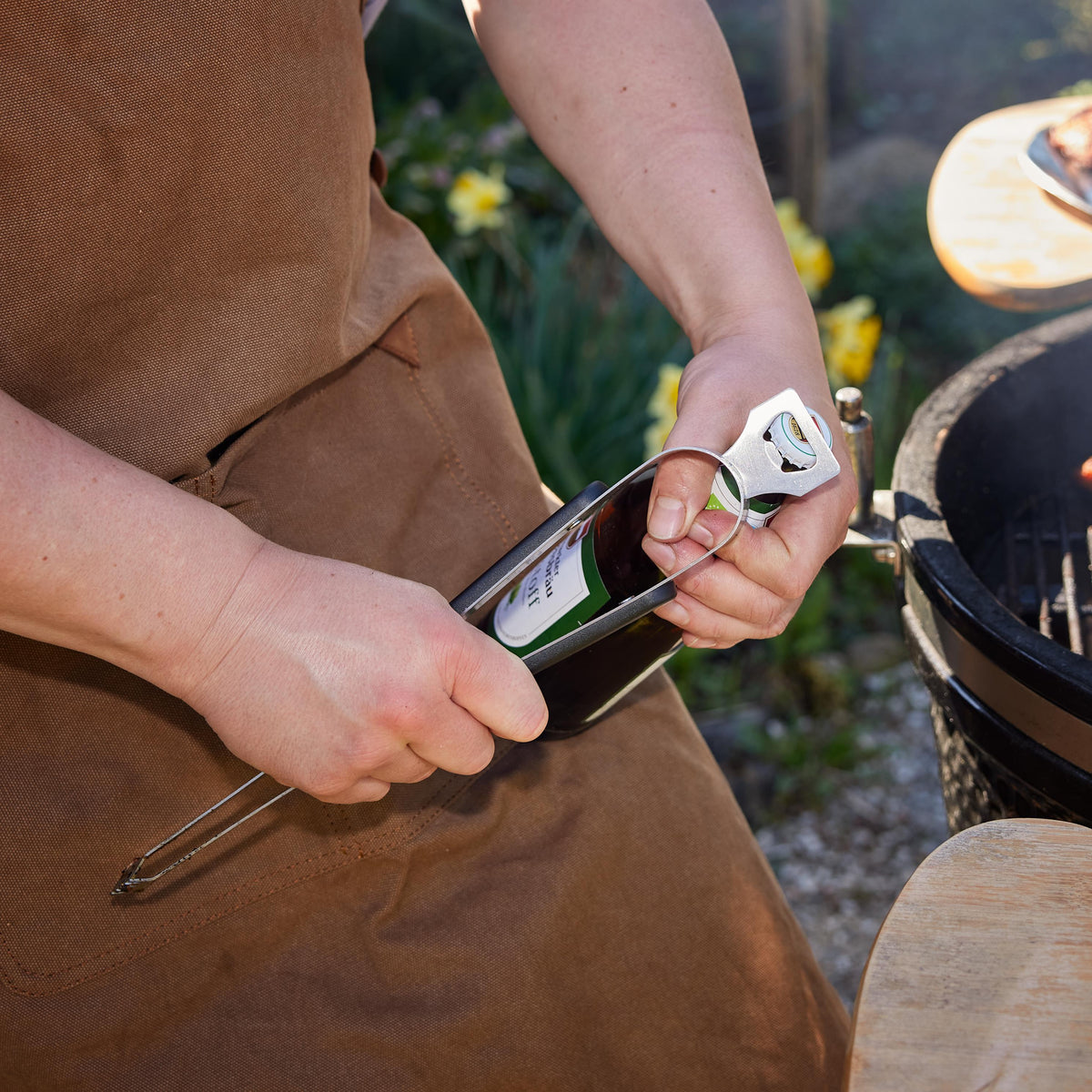 Grillzange „Opener“ mit Kapselheber, 35 cm