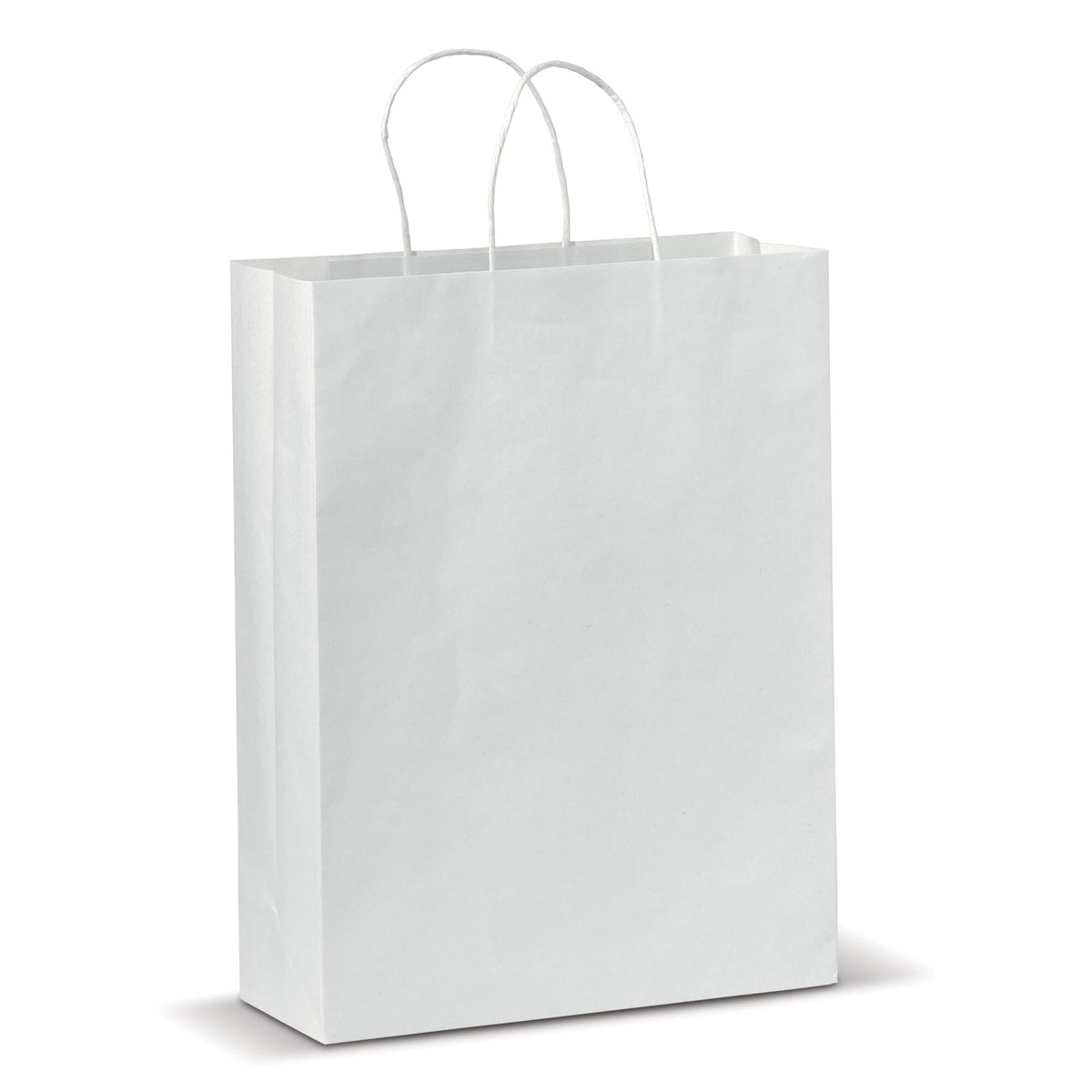 Große Papiertasche im Eco-Look, 120 g/m²