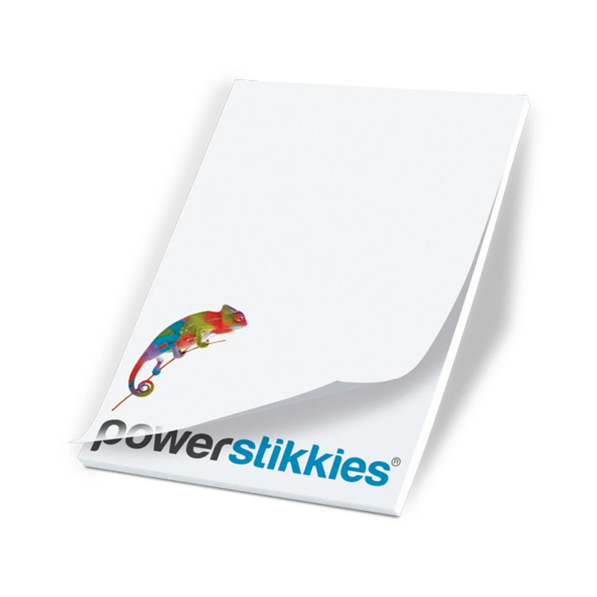 Haftnotizen 100 x 137 mm groß mit Logo bedrucken – Ansicht