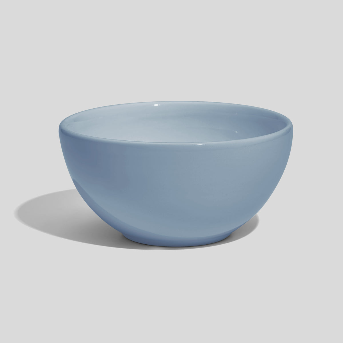Halbkugelige Keramikschale 520 ml mit 14 cm Durchmesser – Hellblau