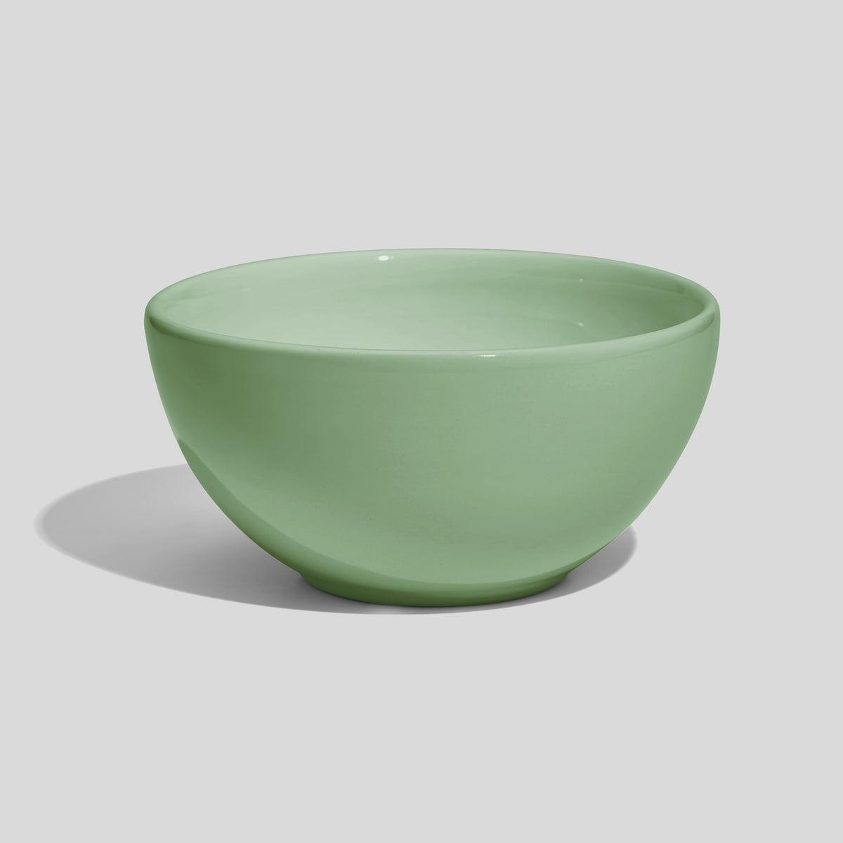 Halbkugelige Keramikschale 520 ml mit 14 cm Durchmesser – Mintgrün