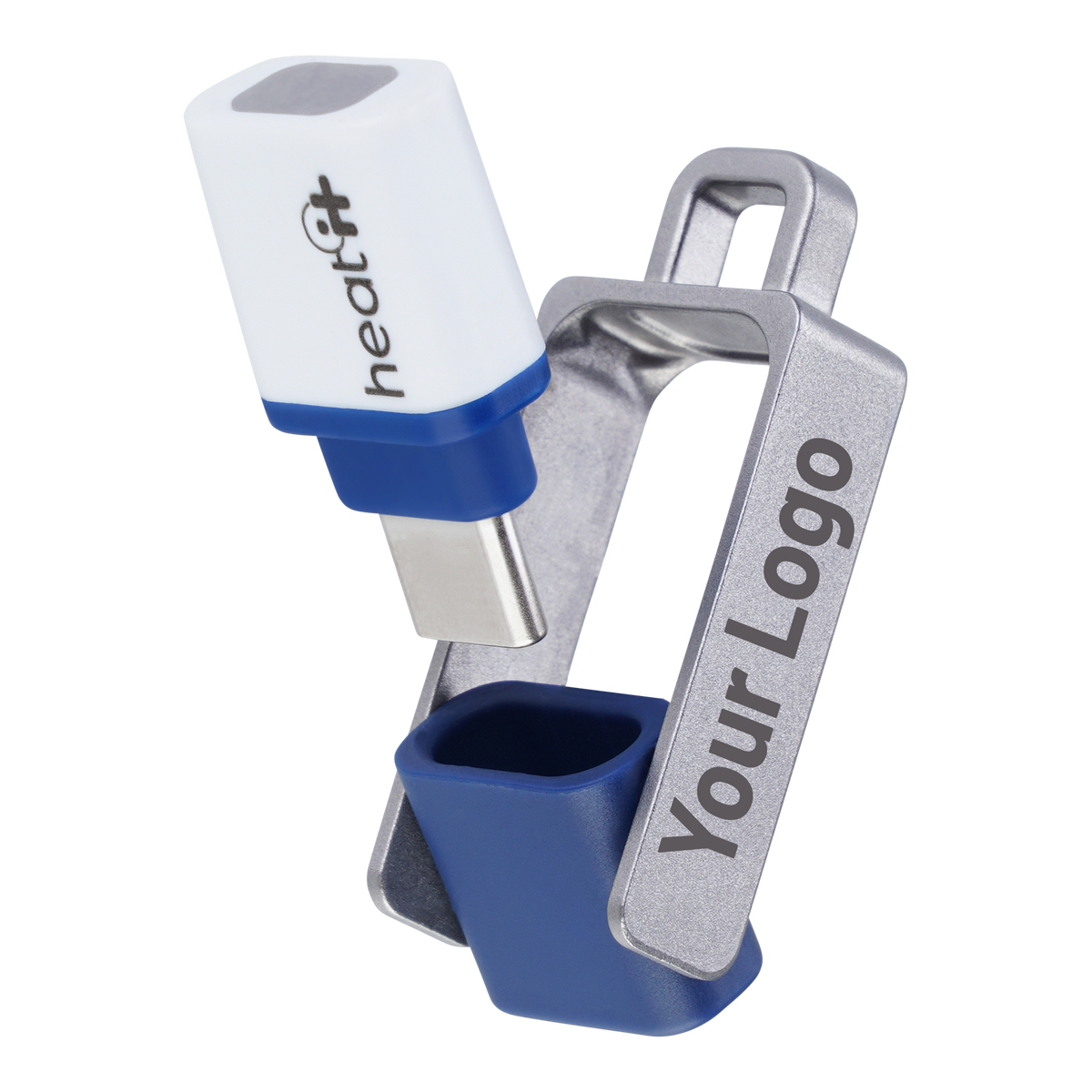 heat it pro USB C mit Karabiner und Logogravur