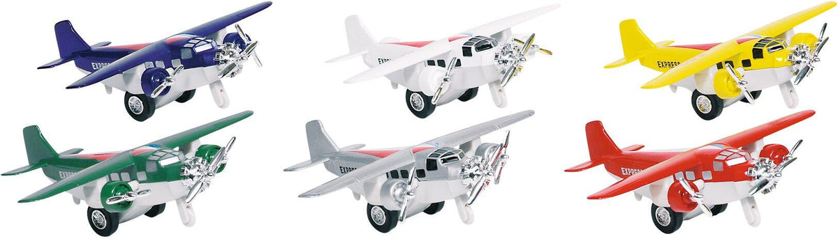 Hochdecker Flugzeuge aus Spritzguss 14 cm von goki