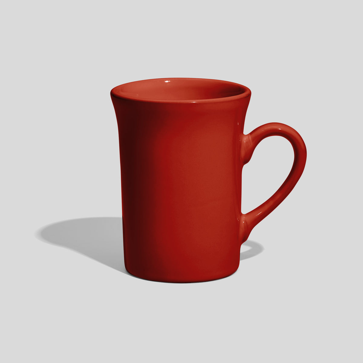 Hohe Keramiktasse 220 ml mit ausgestelltem Rand