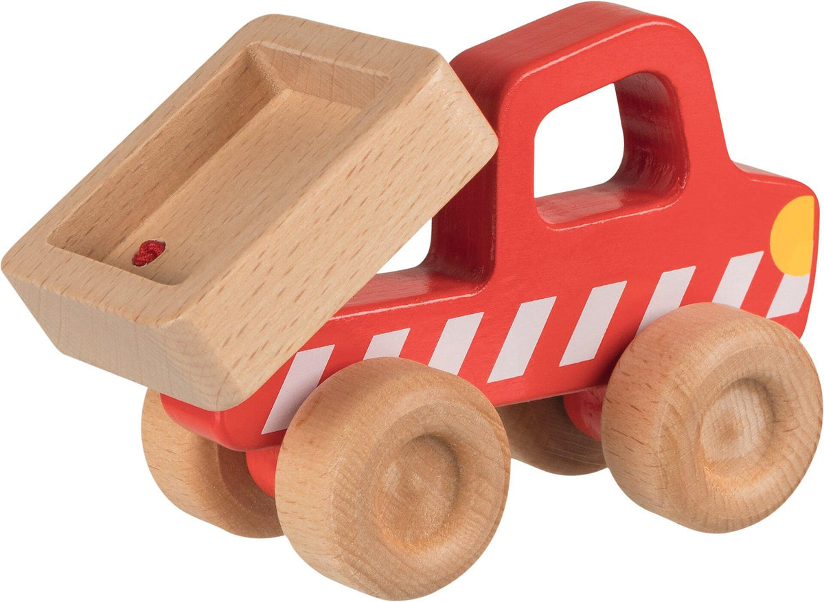 Holzkipper 14,5 cm mit Kippmulde von goki – Weitere Ansicht