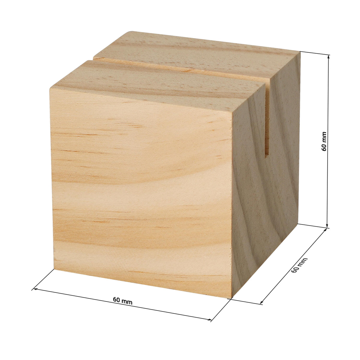 Holzmenükartenhalter „Cube“