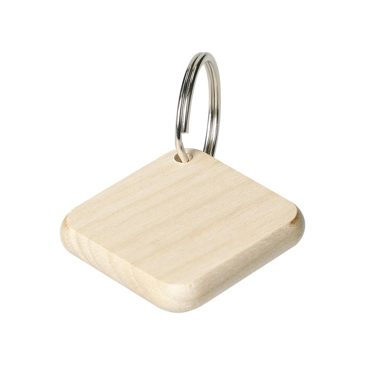 Holzschlüsselanhänger „Maple“ eckig