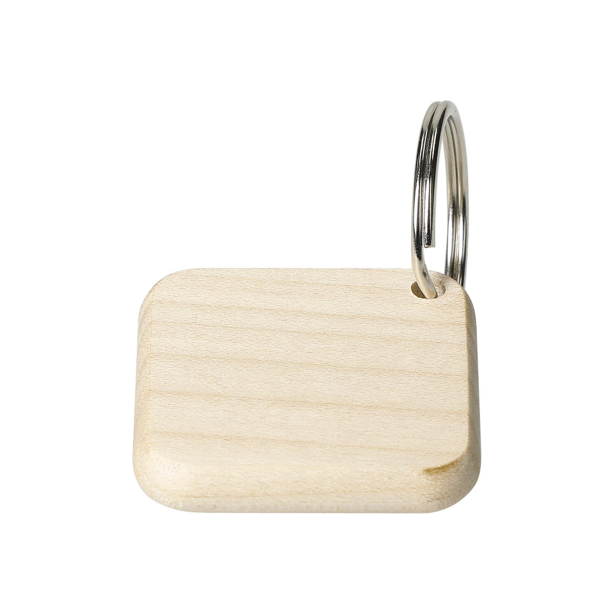 Holzschlüsselanhänger „Maple“ eckig