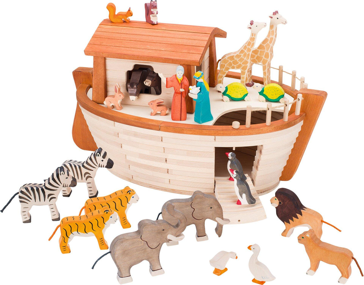 HOLZTIGER Arche Noah aus Holz, 75 cm