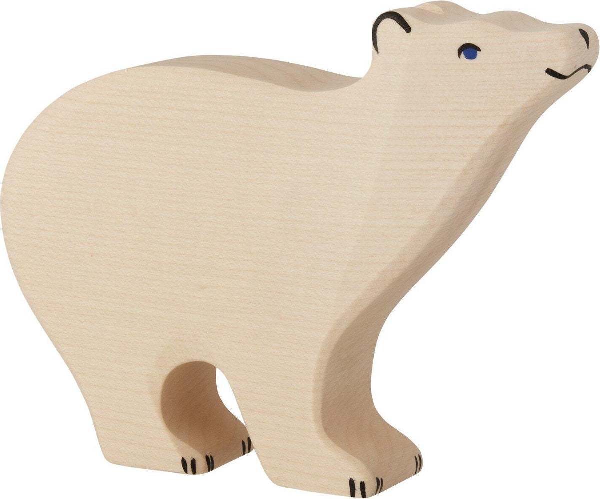 HOLZTIGER Holzfigur Eisbär – Ansicht