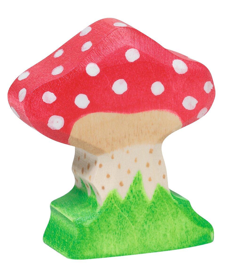 HOLZTIGER Holzfigur Fliegenpilz – Ansicht