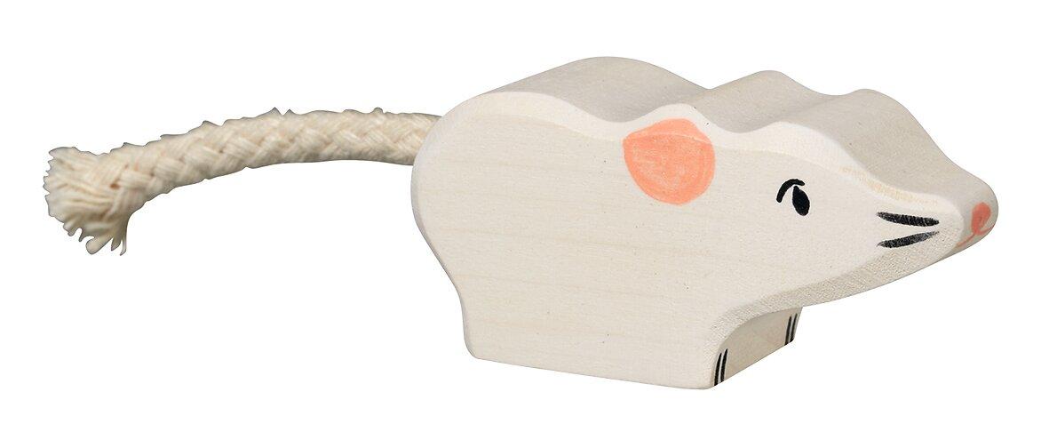 HOLZTIGER Holzmaus klein für den Bauernhof – Ansicht