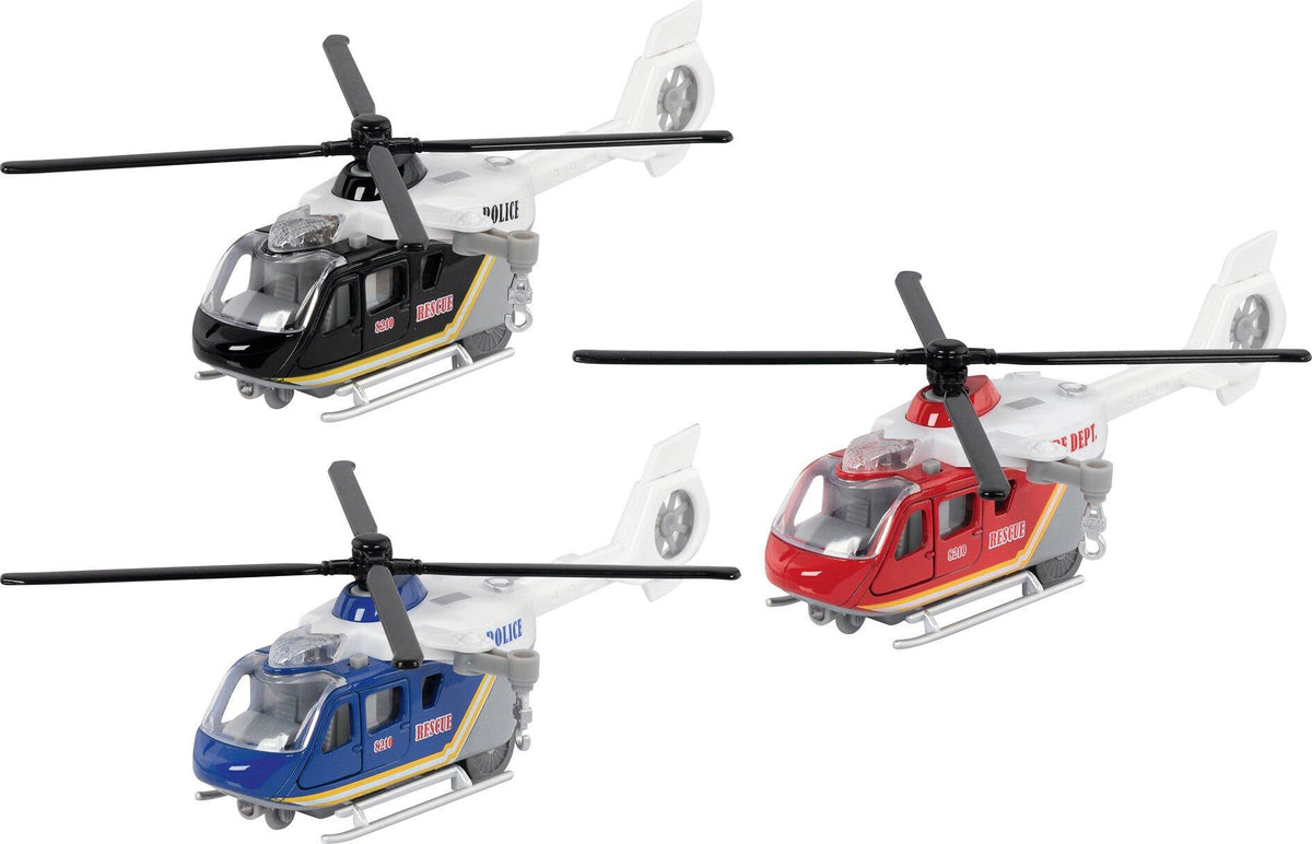 Hubschrauber aus Spritzguss mit Geräusch von goki – Ansicht