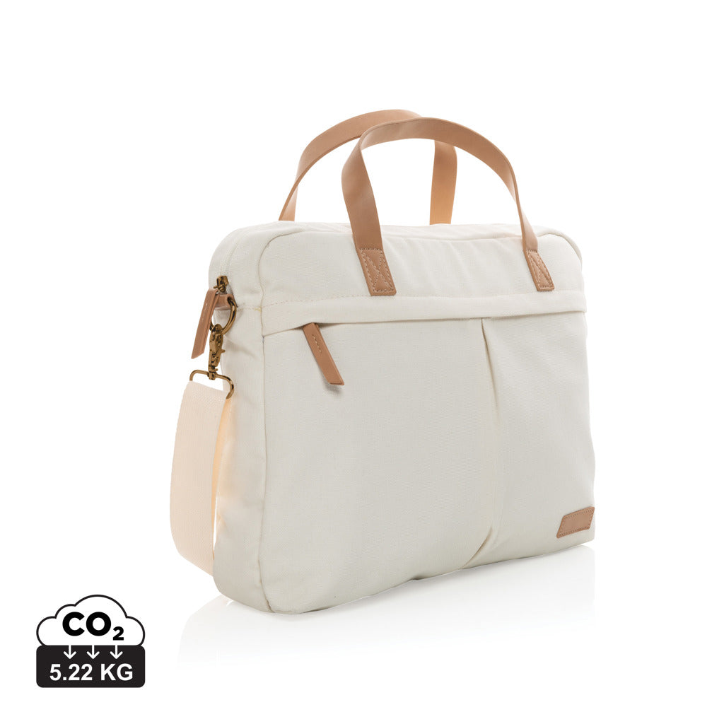 Impact AWARE™ 16 oz. rCanvas Laptop-Tasche – off white
