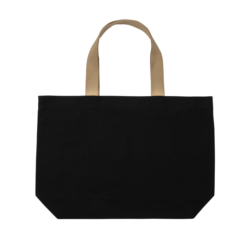 Impact Aware™ 240g/m² große Tasche aus rCanvas, ungefärbt – schwarz