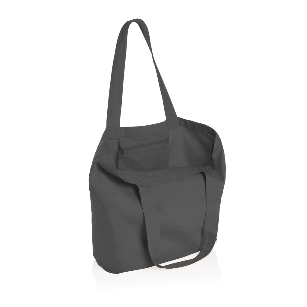 Impact Aware™ 240g/m² rcCanvas Shopper + Tasche, ungefärbt – anthrazit